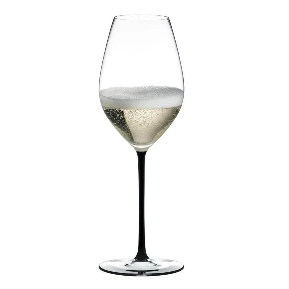 Riedel Fatto A Mano Champagne Black Glass (Single) The UKs leading