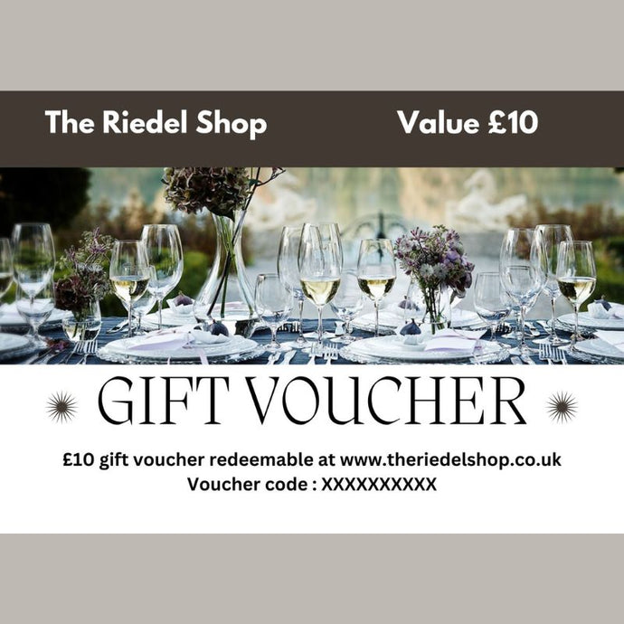 The Riedel Shop Gift Voucher - £10 - Accessories (6900974092474)