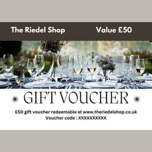 The Riedel Shop Gift Voucher - £50 - Accessories (6900974092474)