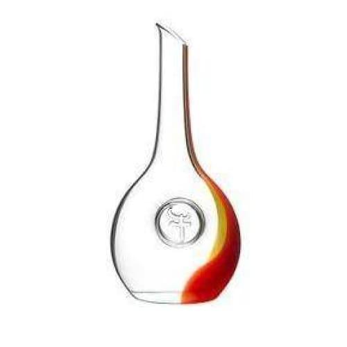 Riedel Decanter Chinese Zodiac Ox Red/Yellow - {{ The Riedel Shop }}
