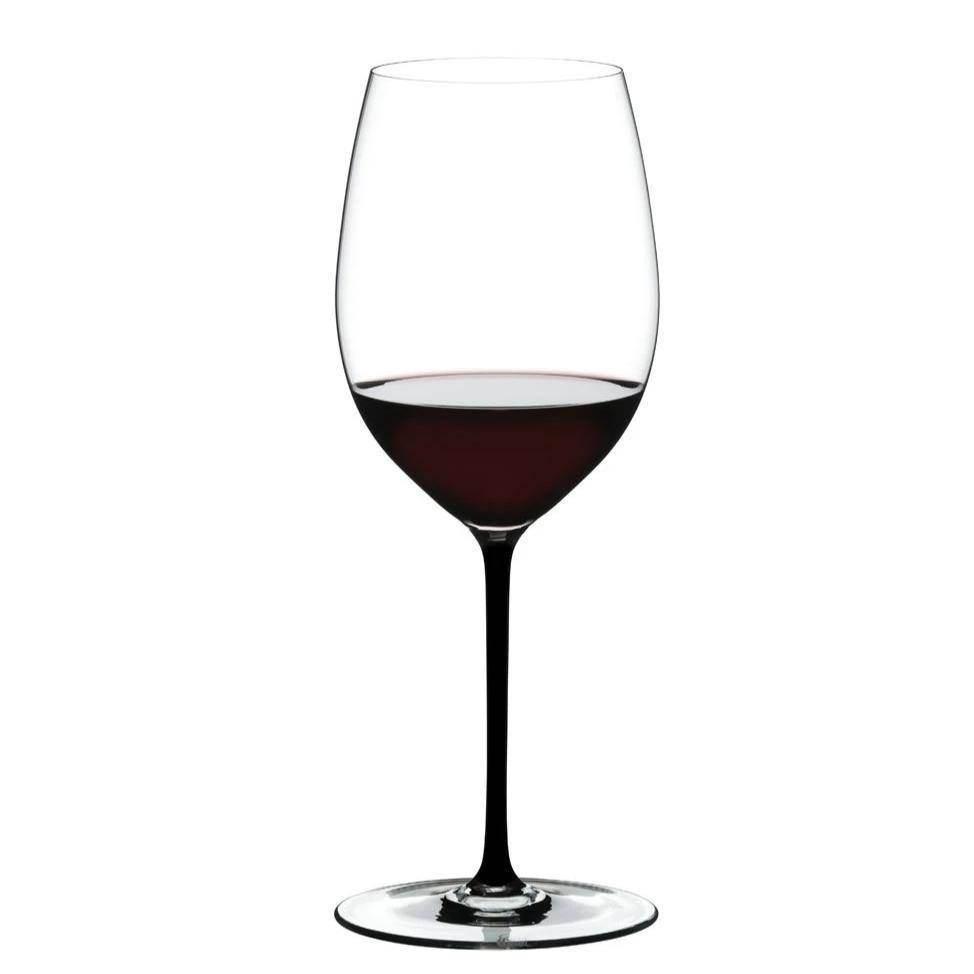 Riedel Fatto A Mano Cabernet / Merlot Black Glass (Single) - {{ The Riedel Shop }}