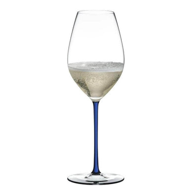 Riedel Fatto A Mano Champagne Dark Blue Glass (Single) - {{ The Riedel Shop }} (4745063694473)