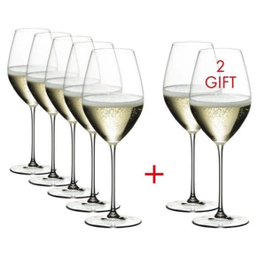 Riedel Veritas Champagne Glasses (Set of 8) - Stemware (4744828813449)