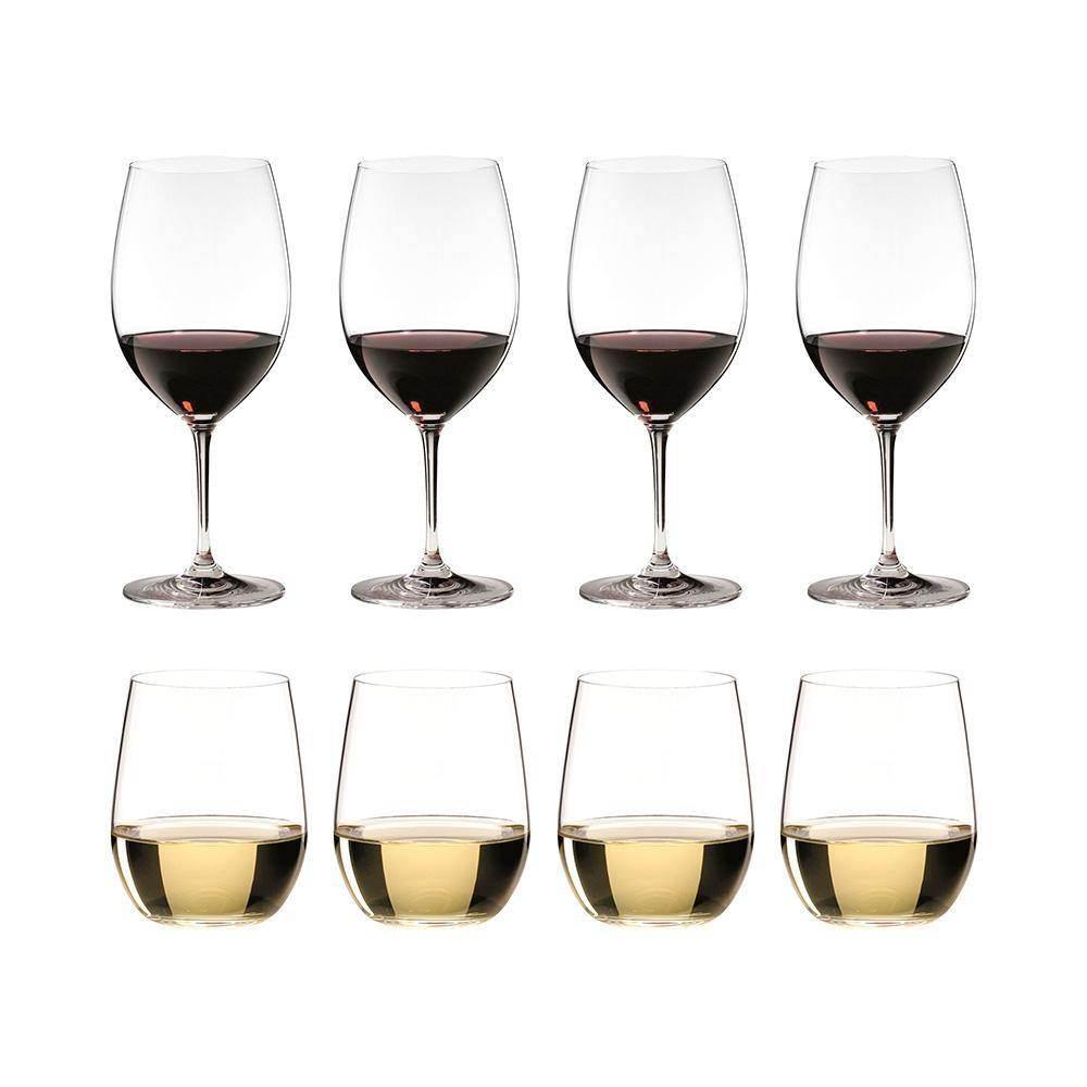 Riedel Vinum Bordeaux (4 Glasses) & O Viognier (4 Tumblers) - {{ The Riedel Shop }} (4744831893641)